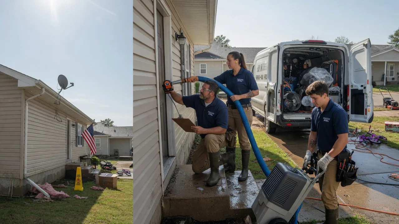 Ceiling Water Damage Restoration in Hamilton, IN near me